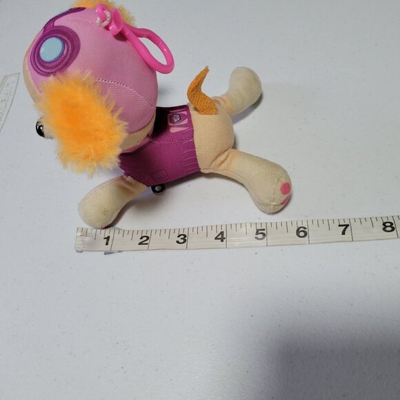 Nickelodeon Paw Patrol Skye Plush Clip On Backpack Coin Purse Stuffed Animal - Picture 8 of 8